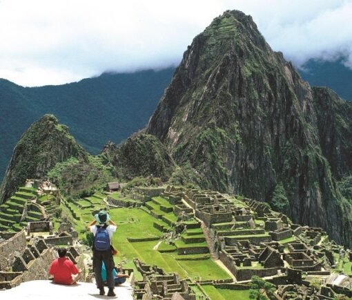 Machu Picchu con turistas